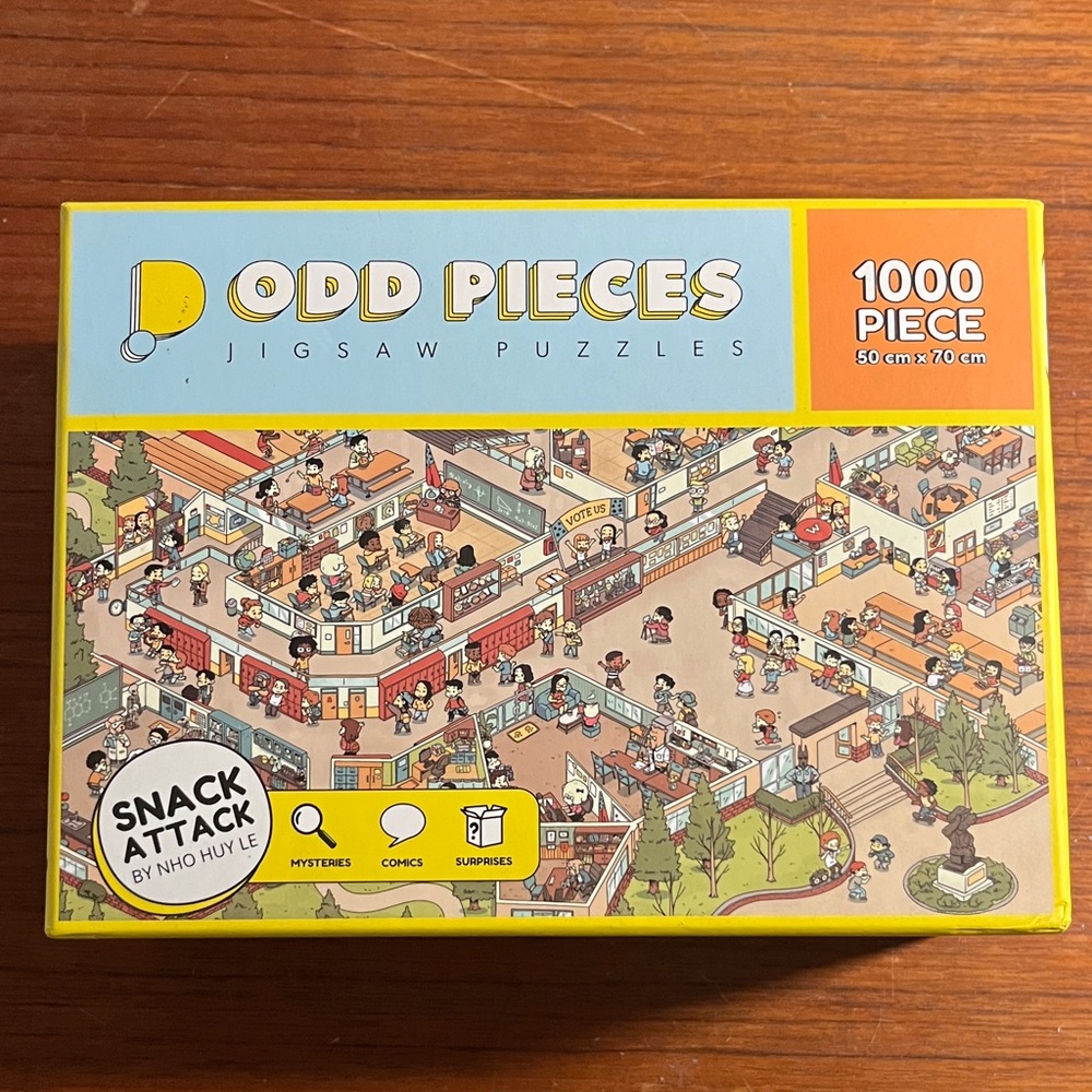 “Snack Attack” Odd Pieces Jigsaw Puzzle - 1000 Pieces